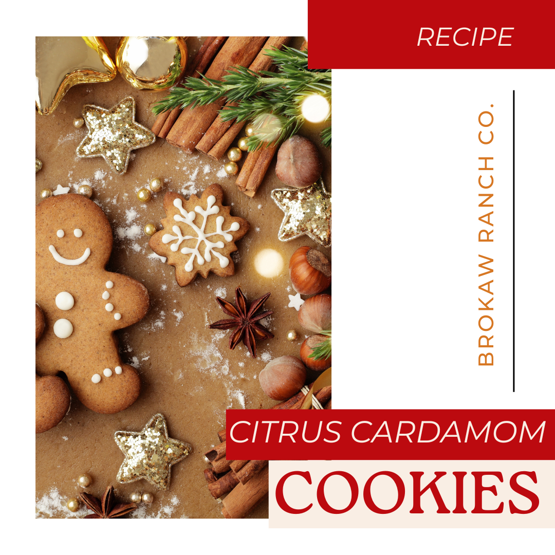 Citrus Cardamom Holiday Cookies